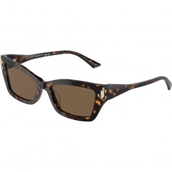 Jimmy Choo Woman JC5011U 500273 Sunglasses Acetate Havana Brown Cat Eye Normal