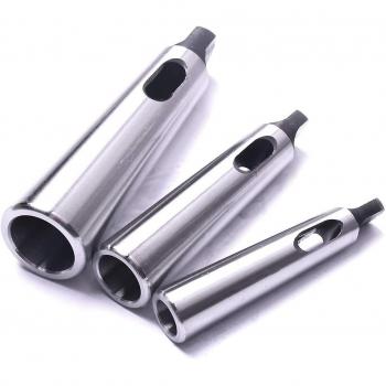 Atoplee adaptateur de manchon Morse pour tour et fraisage Mt1 à Mt2, Mt2 à Mt3, Mt3 à Mt4 (noir) (3 pièces)