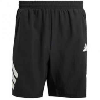 Adidas Icon 3‑Stripes 7″ Short – Black/White (Male M)