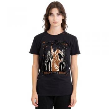 Hocus Pocus 2: Amuck! Sandersons Autumn Graphic Tee – Black (Large)