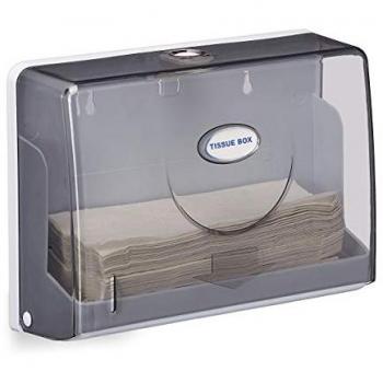 Dispenser Salviette Cosmetiche Bianco/Grigio