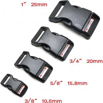 10-Pack 550 Paracord Side Release Buckles