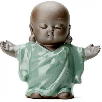 Kung Fu Monk Tea Ornament