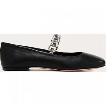 Casadei Chaussures Plates Noires