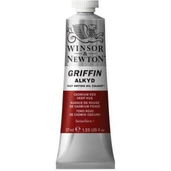 Tubo Winsor & Newton Alquíd rojo cadmio oscuro 37 ml