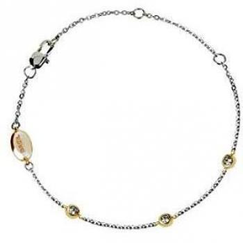 Bracciale Breil Sunlight in acciaio silver & gold TJ2627