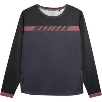 Madison Flux Women's Long Sleeve Black Jersey (Phantom), Size 8