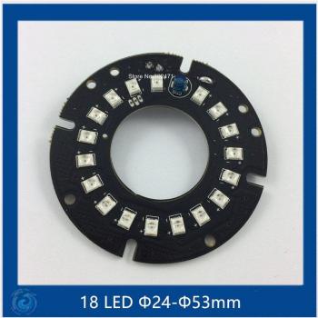 CCTV Infrared 18 IR LED Board for Night Vision (F24-F53mm) SMT3528