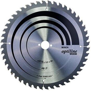 Bosch 2608640673 Optiline Wood Circular Saw Blade 315mm x 3.5mm x 30mm 48 Teeth