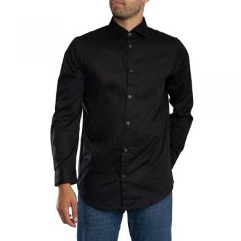 Armani Exchange Camicia XM001142 AF13131 FC022 in nero Regular Fit