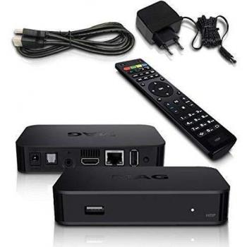 MultimediaBox MAG 322W1 in Schwarz – IPTV und Streaming