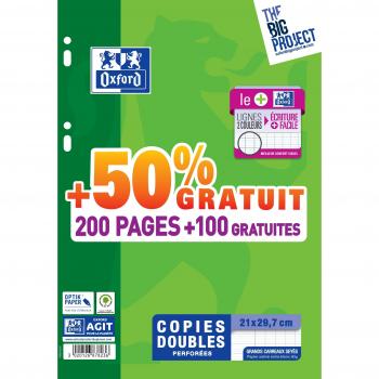 Cahier Séyès A4 90g 300 copies doubles