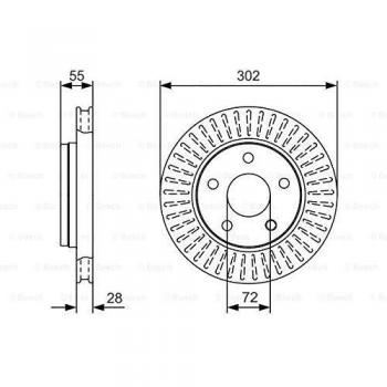BOSCH dischi dei freni 0 986 479 C38
