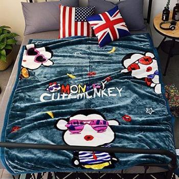 Xyl Home Coperta Doppia Capa di Corallo per Bambini