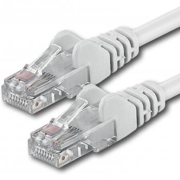 Cable Ethernet 5 m, Blanco, Cat‑6, 1000 Mbit/s – RJ45