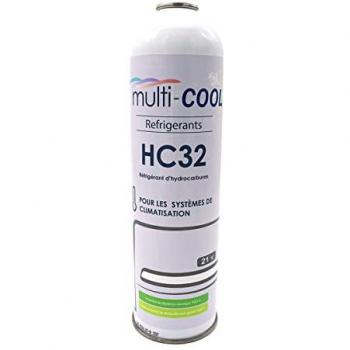 Réfrigérant Multicool HC32 350g Remplace R32 et R410a