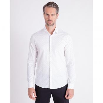 Camisa de vestir de hombre con estampado de hojas Calvin Klein