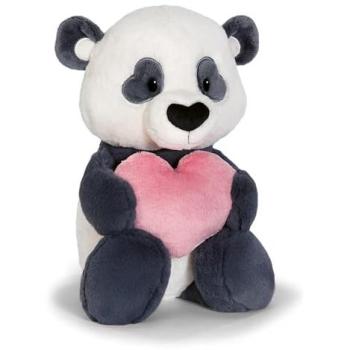 NICI 62609: Kuscheltier Love Panda mit Herz, 25 cm, geschwenkt