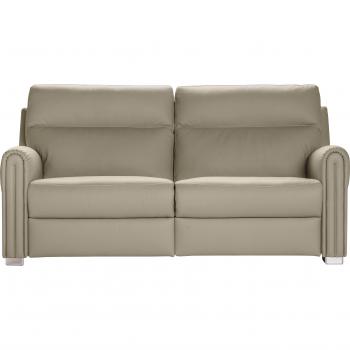 Nicoletti Home 2,5‑Sitzer „Atlanta“ – grau (Fango) – 189 cm – Relaxoption