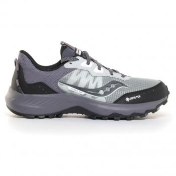 Saucony Aura TR GORE‑TEX 42 Gris Métallique Noir