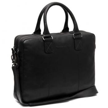 Fabian Leather Briefcase 40 cm Black by The Chesterfield Brand