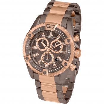 Edelstahl-Herrenuhr Jacques Lemans Quarz Chronograph – Modell 1‑1805L