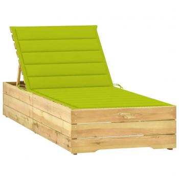 Almofadão Verde Pinho VidaXL Espreguiçadeira