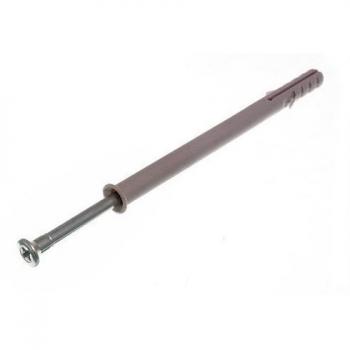 Bulk 50 M10 140mm Nylon Wall Plug Frame Fixing Screws (Window Anchor)