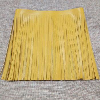 Ruban décoratif en PU avec glands 5m pour jupes et sacs