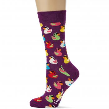 Playful Purple Duck Socks
