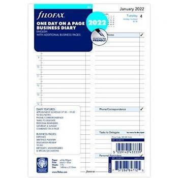 Filofax A5 Appointment Diary 2022