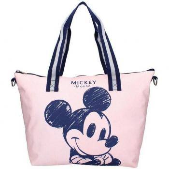 VADOBAG Bolsa Travel Chic Mickey 32x48 cm, Tono Rosa Pastel