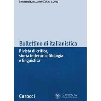 Bollettino di italianistica. Rivista di critica, storia letterari...