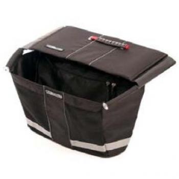 Schwarzer Trionic Walker 9er Sitzüberzug & Korb – Grauakzente