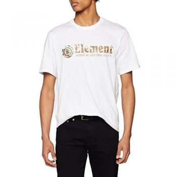 Camiseta de Hombre Element Horizontal Fill SS, Blanco (Optic White), XL