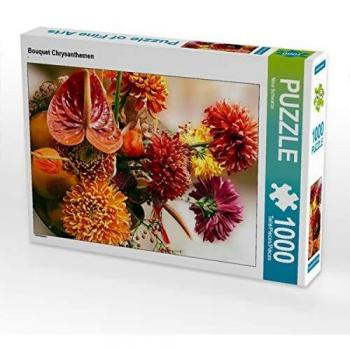 CALVENDO Blumen-Puzzle Bouquet Chrysanthemen mit 1000 Teilen und Bild von Nina Schwarze im Format 4