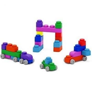 Playful Roadway Blocks, 41 Soft Toys