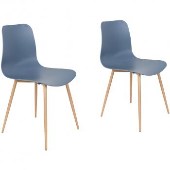 Pair of Blue Leon Chairs for Dining