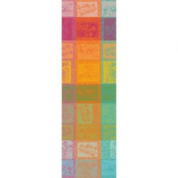Garnier Thiebaut Tischläufer Farbenfrohe Flora 55x180 cm