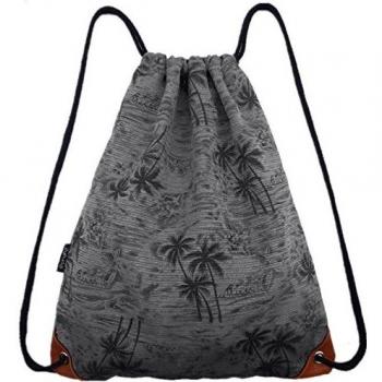 DNFC Sportrucksack Turnbeutel Grau