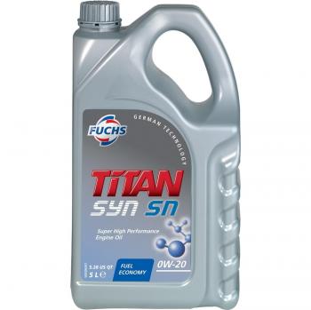 Fuchs Titan SYN SN SAE 0W-20 5L Engine Oil