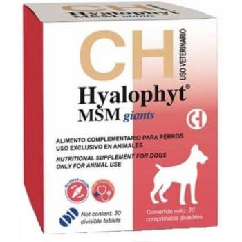 Hyalophyt MegaMSM 30 Comprimidos: Soporte Articulado para Caninos Gigantes