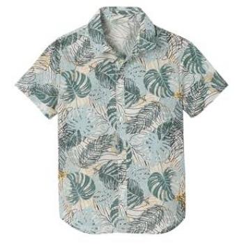 Chemise Vert Imprimé pour Garçon VERTBAUDET