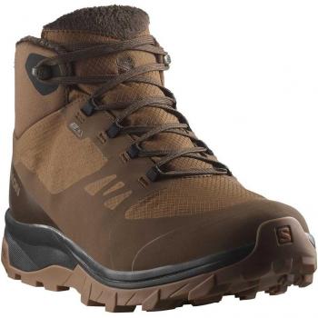 Salomon Trekkingschuhe Outsnap Climasalomon™ Waterproof Braun – 46(2/3)