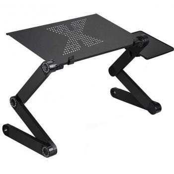 Table pliante pour ordinateur avec ventilation