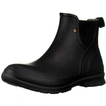 Bottes Chelsea en caoutchouc isolées Bogs Amanda Plush pour femmes noires 72247-UK 6 (EU 39)