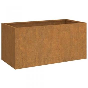 Espace Vert Escalado 62x30x29 – Bac Lit Surélevé en Acier Corten Marron