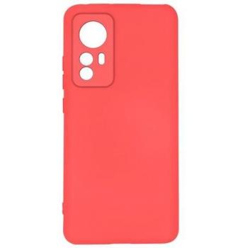 Boîtier en silicone semi‑rigide, finition satinée fuchsia – compatible Xiaomi 12/12 X
