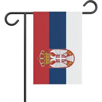 Multi‑Colour Serbia Flag Sheet 32 × 47.5 cm – Polyester, Double‑Print
