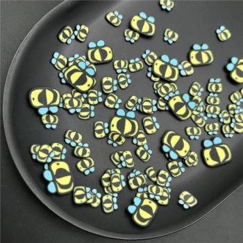 50g Bienen Polymer Ton Scheiben für kreative DIY-Projekte und Handwerk